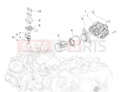 PIAGGIO Mymoover 125 (Poste Italiane) Throttle body - Injector - Induction joint