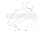 PIAGGIO Mymoover 125 (Poste Italiane) Wheel huosing - Mudguard
