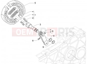 PIAGGIO Zip 100 4T (APAC) Rear brake - Brake jaw