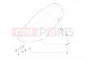 PIAGGIO Zip 50 4T 25 Km/h Saddle/seats