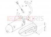 PIAGGIO Zip 50 4T 25 Km/h Silencer