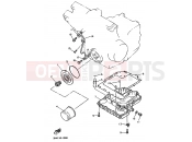 YAMAHA FZR 600 Genesis FZR600 GENESIS (3HHH) 1997 OIL COOLER