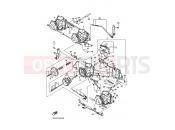 YAMAHA FZR 600 Genesis FZR600 GENESIS (3HHH) 1997 CARBURETOR