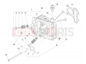 PIAGGIO Zip 50 4T 25 Km/h Cylinder head unit - Valve