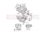 YAMAHA FZR 600 Genesis FZR600 GENESIS (3HHH) 1997 CRANKCASE
