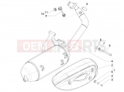 PIAGGIO Zip 50 4T 25 Km/h Silencer