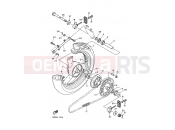YAMAHA FZR 600 Genesis FZR600 GENESIS (3HHH) 1997 REAR WHEEL