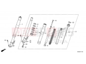 HONDA Africa Twin Adv. Sports CRF1100A2M 2021 F-11 FRONT FORK