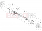 vespa 946 150 4Str / RED Driven pulley