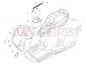 vespa 946 150 4Str / RED Remote control switches - Battery - Horn