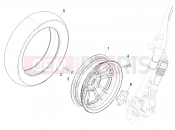 vespa Elettrica 70 Km/h Front wheel