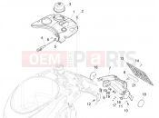 vespa Elettrica 70 Km/h Rear cover - Splash guard