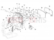 vespa GTS 300 Super Sport (USA) Front glove-box - Knee-guard panel