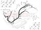 vespa GTS 300 Super Sport (USA) Main cable harness