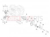 vespa GTS 300 Super Sport (USA) Rocking levers support unit