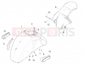 vespa GTS 300 Super Sport (USA) Wheel huosing - Mudguard