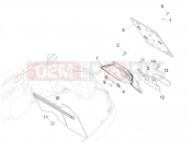 vespa GTV 300 SEIGIORNI (APAC) Rear cover - Splash guard