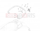 vespa GTV 300 SEIGIORNI (APAC) Rear luggage rack