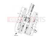 YAMAHA Jog Z YG 50 YG50Z JOG Z (3YK9) 1997 Front Fourak 1 (3YK1, 2, 3)