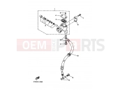 YAMAHA Jog Z YG 50 YG50Z JOG Z (3YK9) 1997 Front master cylinder
