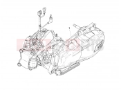 vespa GTV 300 HPE SEI GIORNI ie ABS (APAC) Engine, assembly