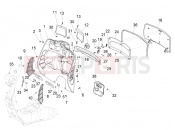vespa GTV 300 HPE SEI GIORNI ie ABS (APAC) Front glove-box - Knee-guard panel