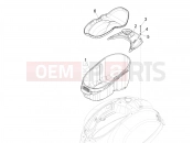 vespa GTV 300 HPE SEI GIORNI ie ABS (APAC) Helmet huosing - Undersaddle