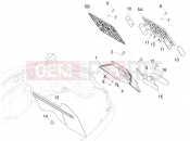 vespa GTV 300 HPE SEI GIORNI ie ABS (APAC) Rear cover - Splash guard