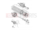 YAMAHA XV 1100 Virago XV1100 VIRAGO (3JKX) 1997 CLUTCH
