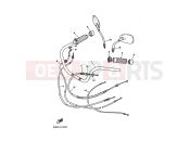 YAMAHA XV 1100 Virago XV1100 VIRAGO (3JKX) 1997 STEERING HANDLE & CABLE