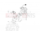 vespa SXL 125 4T 3V (APAC) Carburettor, assembly - Union pipe