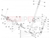 vespa SXL 125 4T 3V (APAC) Fork/steering tube - Steering bearing unit