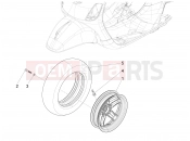 vespa SXL 125 4T 3V (APAC) Front wheel