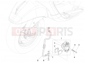 vespa SXL 150 4T 3V (APAC) Brakes pipes - Calipers