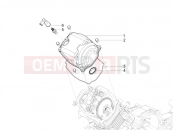 vespa SXL 150 4T 3V (APAC) Cylinder head cover