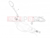vespa SXL 150 4T 3V (APAC) Driving mirror/s