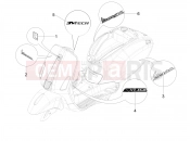 vespa SXL 150 4T 3V (APAC) Plates - Emblems