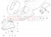 vespa SXL 150 4T 3V (APAC) Wheel huosing - Mudguard