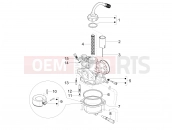 vespa SXL 150 4T 3V (APAC) Carburetor's components
