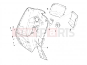 vespa SXL 150 4T 3V (APAC) Front glove-box - Knee-guard panel