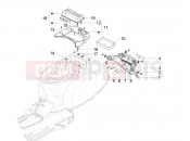 vespa SXL 150 4T 3V (APAC) Rear cover - Splash guard