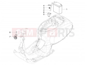 vespa SXL 150 4T 3V (APAC) Remote control switches - Battery - Horn