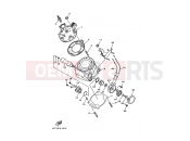 YAMAHA DT 230 DT230 LANZA (4TP1) 1997 Cylinder