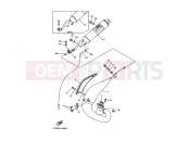 YAMAHA DT 230 DT230 LANZA (4TP1) 1997 Exhaust