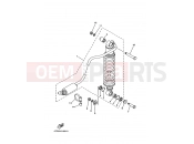 YAMAHA DT 230 DT230 LANZA (4TP1) 1997 Rear suspension