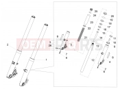 MOTOGUZZI Audace 1400 Carbon ABS (USA) Front fork Kaifa