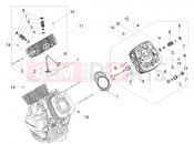 MOTOGUZZI V7 III Racer 10th Anniversary Cylinder head - valves
