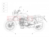 MOTOGUZZI V7 III Rough 750 (USA) Decal