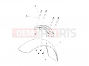 MOTOGUZZI V7 III Rough 750 (USA) Front mudguard-Pillar