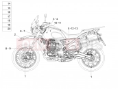 MOTOGUZZI V85 TT (USA) Decal